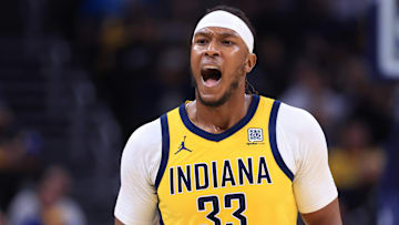 Former Indiana Pacers center Myles Turner (33).