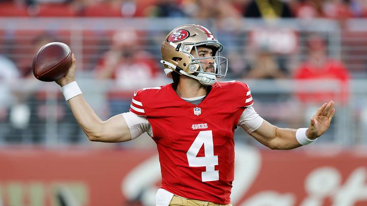 San Francisco 49ers quarterback Tanner Mordecai