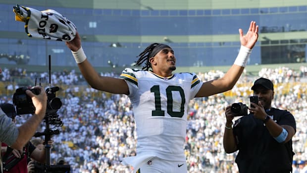 Green Bay Packers quarterback Jordan Love