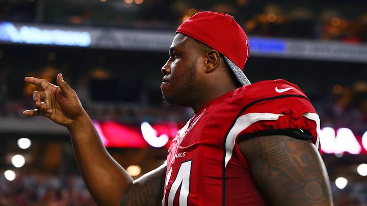 Arizona Cardinals offensive tackle D.J. Humphries (74)