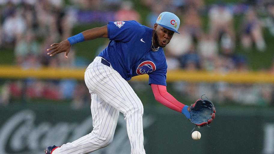 Chicago Cubs shortstop Jefferson Rojas in spring training