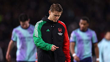 Martin Odegaard captured the dejection seeping throughout the Arsenal team