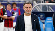 Christophe Galtier sur le banc de l'OGCN