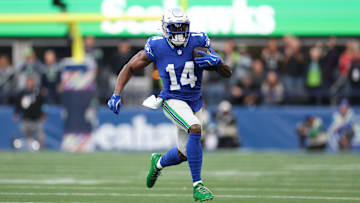 DK Metcalf of the Seattle Seahawks