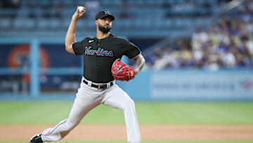 Miami Marlins v Los Angeles Dodgers