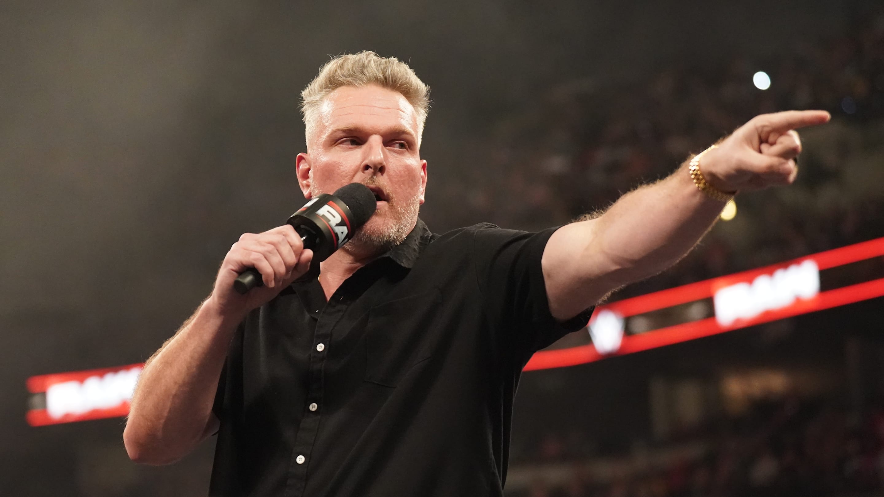 Pat McAfee Keeps Kayfabe Alive at WrestleMania After Party With Tyrese Haliburton