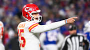 Kansas City Chiefs quarterback Patrick Mahomes (15)