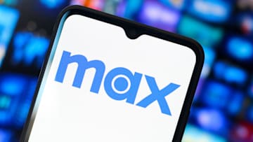 In this photo illustration, the Max logo is seen displayed...