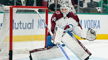 Colorado Avalanche goaltender Alexandar Georgiev may face some healthy competition from up-and-coming netminder Justus Annunen this upcoming season.