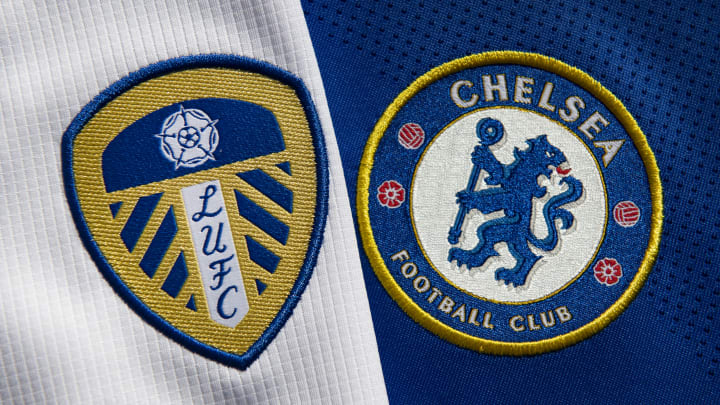 The Leeds United and Chelsea Club Badges...