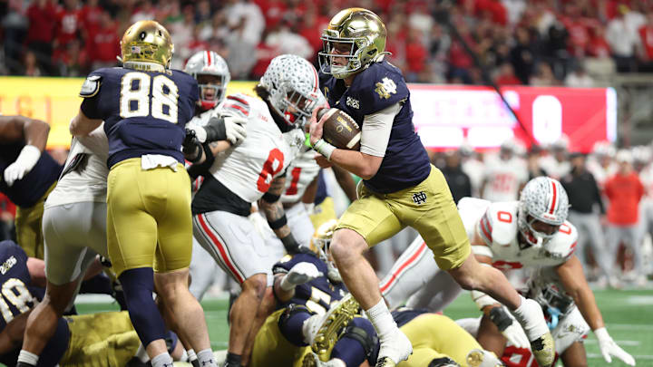 Notre Dame QB Riley Leonard