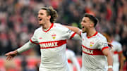 Nick Woltemade (l.) und Ermedin Demirovic (r.)