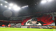 Le tifo de San Siro face au Napoli