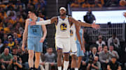 Golden State Warriors guard Buddy Hield against the Memphis Grizzlies.
