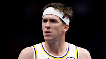 Los Angeles Lakers, Austin Reaves, LeBron James, Kyrie Irving, Luka Doncic