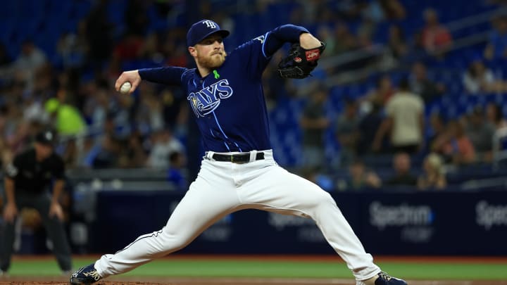 Tampa Bay Rays starter Drew Rasmussen.