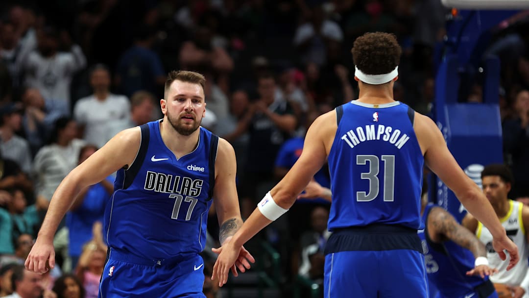 Luka Doncic, Klay Thompson, Dallas Mavericks