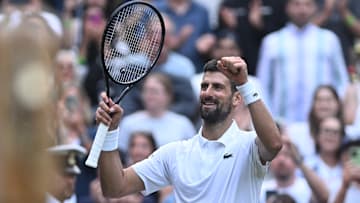 Novak Djokovic at Wimbledon 2025