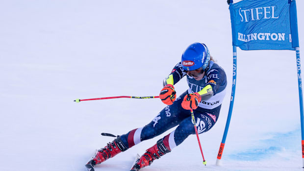 A photo of ski racer Mikaela Shiffrin