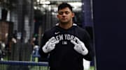 Jasson Domínguez tiene mucho qué demostrar en los entrenamientos 