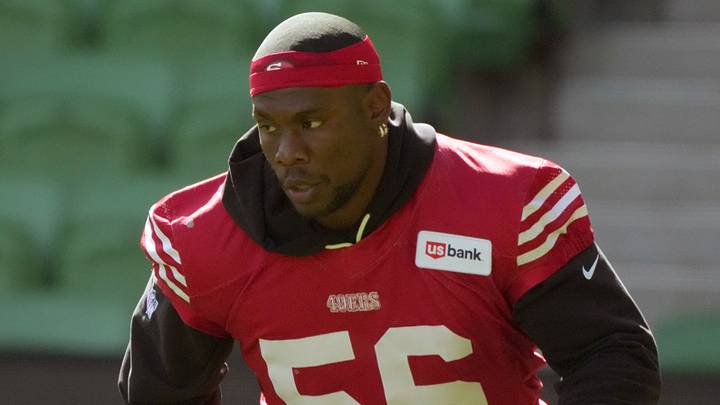 San Francisco 49ers defensive end Keion White