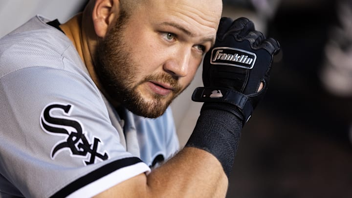 Jake Burger with the Chicago White Sox.