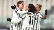 L'esultanza della Juventus Women 