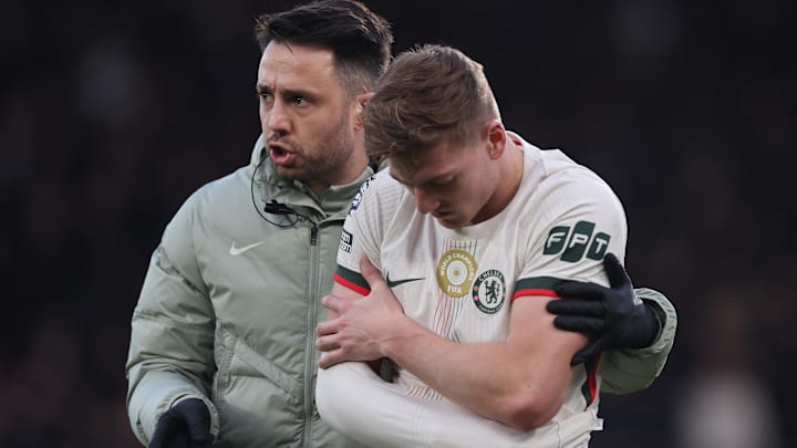 Liam Delap was hurt against Wolves.