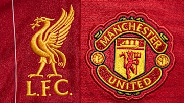 The Liverpool and Manchester United Club Crests