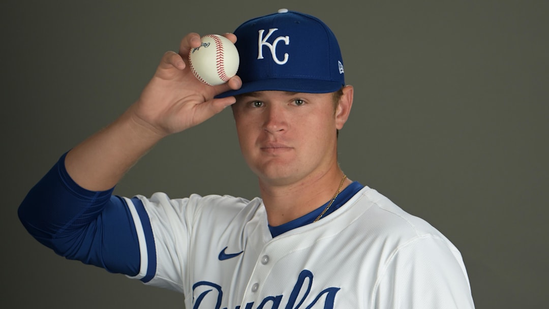 Feb 22, 2024; Surprise, AZ, USA; Kansas City Royals pitcher Chandler Champlain (93) during photo day at spring training in Surprise, AZ. Mandatory Credit: Jayne Kamin-Oncea-Imagn Images Feb 22, 2024; Surprise, AZ, USA; Kansas City Royals pitcher Chandler Champlain (93) during photo day at spring training in Surprise, AZ. Mandatory Credit: Jayne Kamin-Oncea-Imagn Images