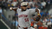 Houston Astros starting pitcher Ronel Blanco is heading to the injured list with elbow inflammation.