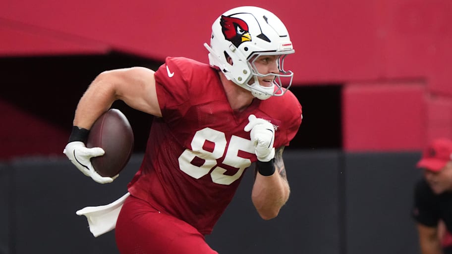 Cardinals TE Trey McBride will be one of the first two tight ends picked in 2025 fantasy football drafts.  | Joe Rondone/The Republic / USA TODAY NETWORK via Imagn Images
