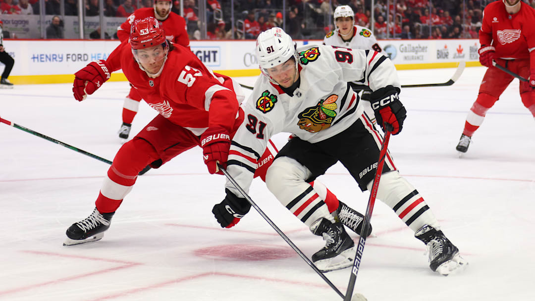 Chicago Blackhawks v Detroit Red Wings