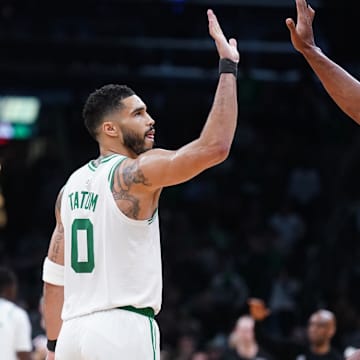 Boston Celtics forward Jayson Tatum is a solid prop target in Game 3. 
