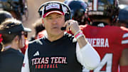 Texas Tech Red Raiders head coach Joey McGuire  Mandatory Credit: Mark J. Rebilas-Imagn Images