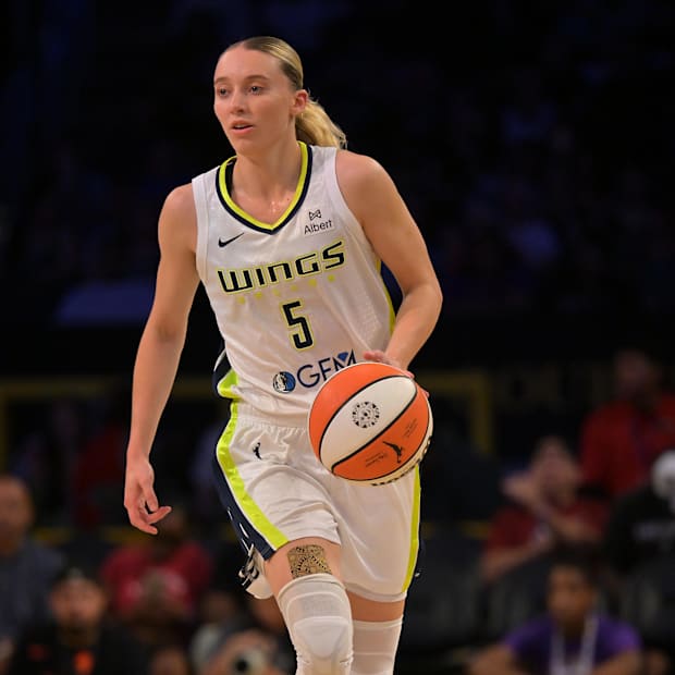 Dallas Wings guard Paige Bueckers