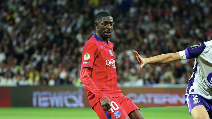 Ousmane Dembele, Rasmus Nicolaisen - Toulouse - PSG Ousmane Dembele, Rasmus Nicolaisen - Toulouse - PSG