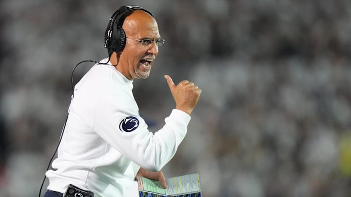 Penn State Nittany Lions head coach James Franklin