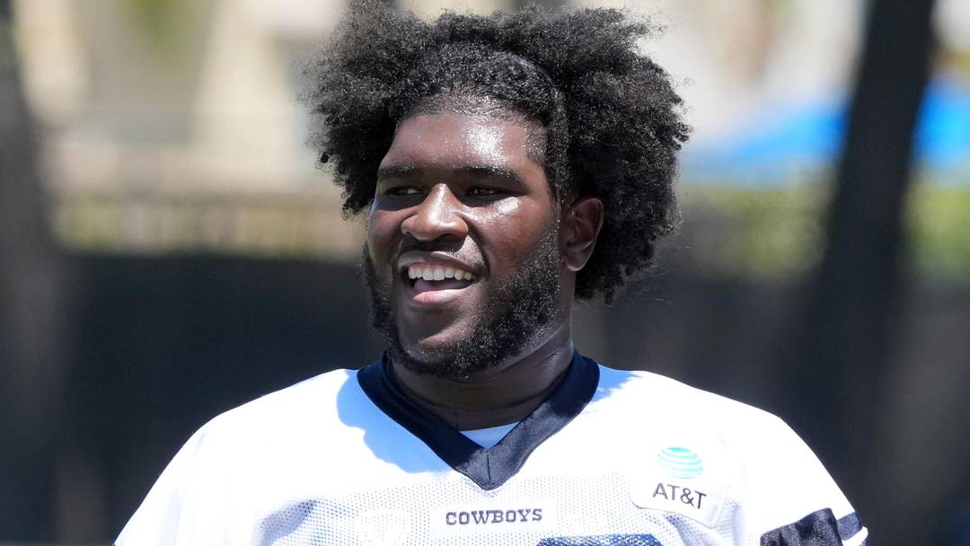 Dallas Cowboys guard Tyler Booker Dallas Cowboys guard Tyler Booker