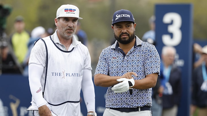 J.J. Spaun turned a tough lie into a birdie to tie the lead in the final round of the Players Championship. J.J. Spaun turned a tough lie into a birdie to tie the lead in the final round of the Players Championship.