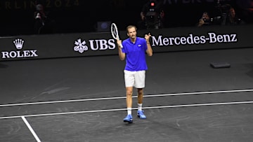 Daniil Medvedev at the Laver Cup 2024