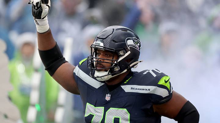 Laken Tomlinson of the Seattle Seahawks