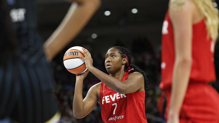 South Carolina basketball legend Aliyah Boston with the Indiana Fever