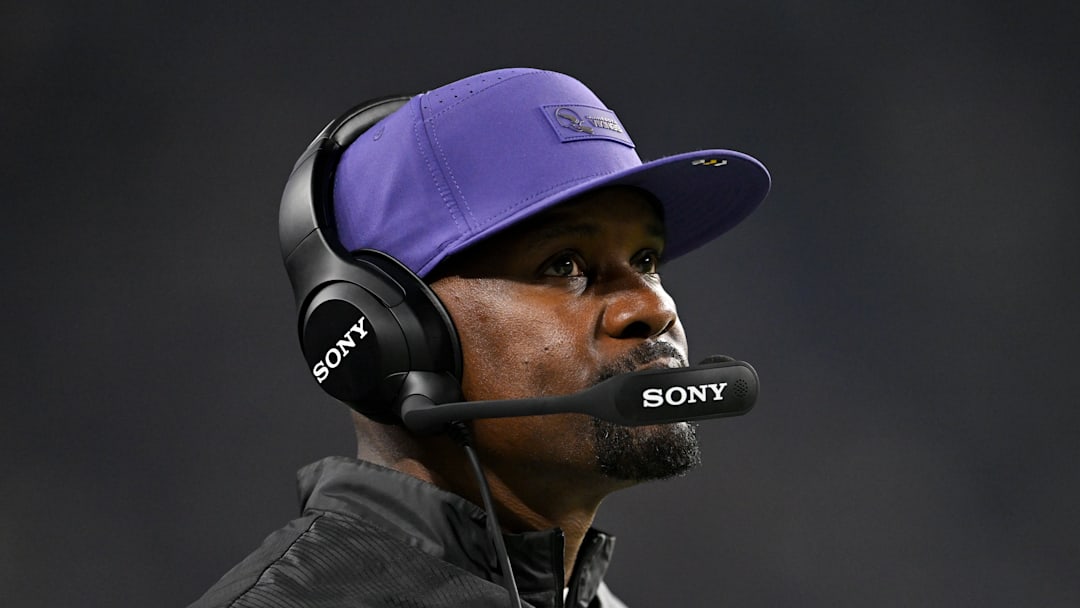 Minnesota Vikings defensive coordinator Brian Flores