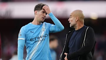 John Stones (l.) ist seit 2016 gemeinsam mit Pep Guardiola bei Man City