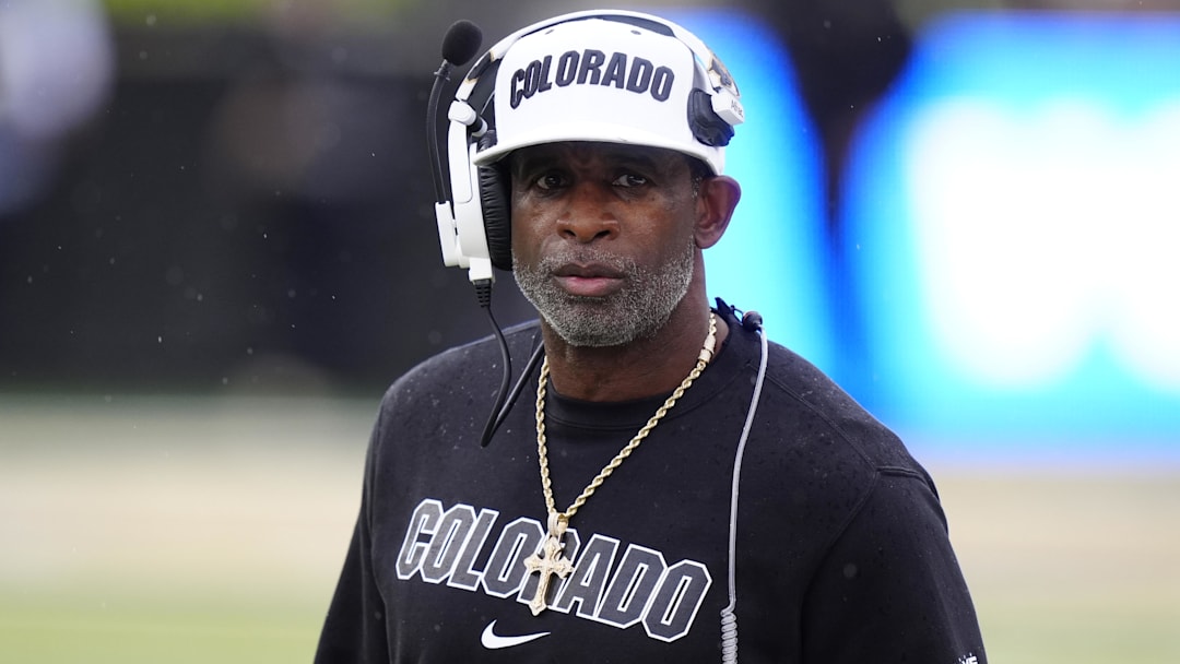 Colorado Buffaloes head coach Deion Sanders