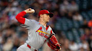 Sep 24, 2025; San Francisco, California, USA; St. Louis Cardinals starting pitcher Sonny Gray (54) delivers a pitch against the San Francisco Giants during the first inning at Oracle Park. Mandatory Credit: Neville E. Guard-Imagn Images