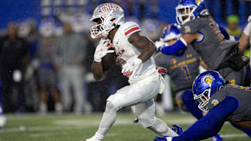 UNLV Rebels running back Jai'Den Thomas.
