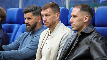 Miron Muslic zusammen mit Edin Dzeko und Nikola Katic Miron Muslic zusammen mit Edin Dzeko und Nikola Katic