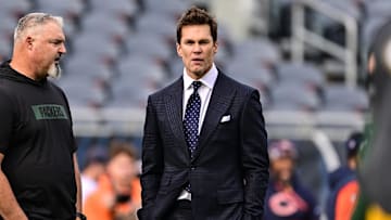Former quarterback and current NFL announcer Tom Brady